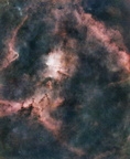 Heart Nebula Starless Mosaic